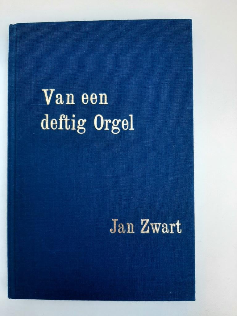 JAN ZWART boek van een deftig orgel, Ophalen of Verzenden, Nieuw, Artiest