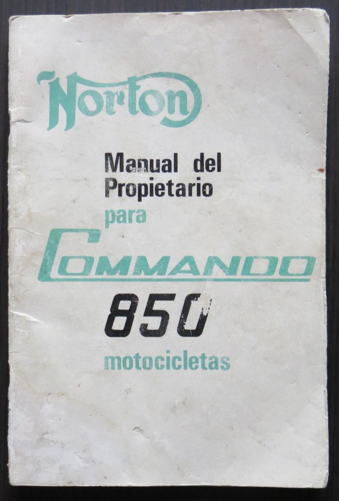 Norton Commando 850 Manual - 1973 (Spaans), Verzenden, Overige merken