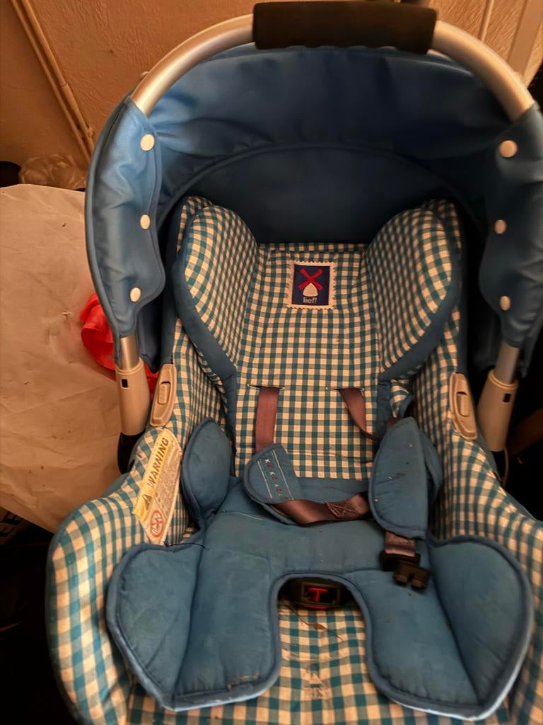 Lief! Autostoel - Blauw Gekleurd, Zijbescherming, 0 t/m 13 kg, Ophalen, Overige merken