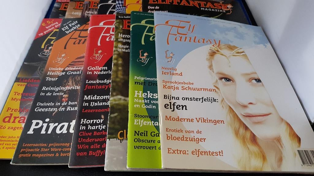 Elf Fantasy Magazine tijdschrift. 25 stuks 2002-2009. 7B8, Ophalen of Verzenden, 1980 tot heden, Knipsel(s)