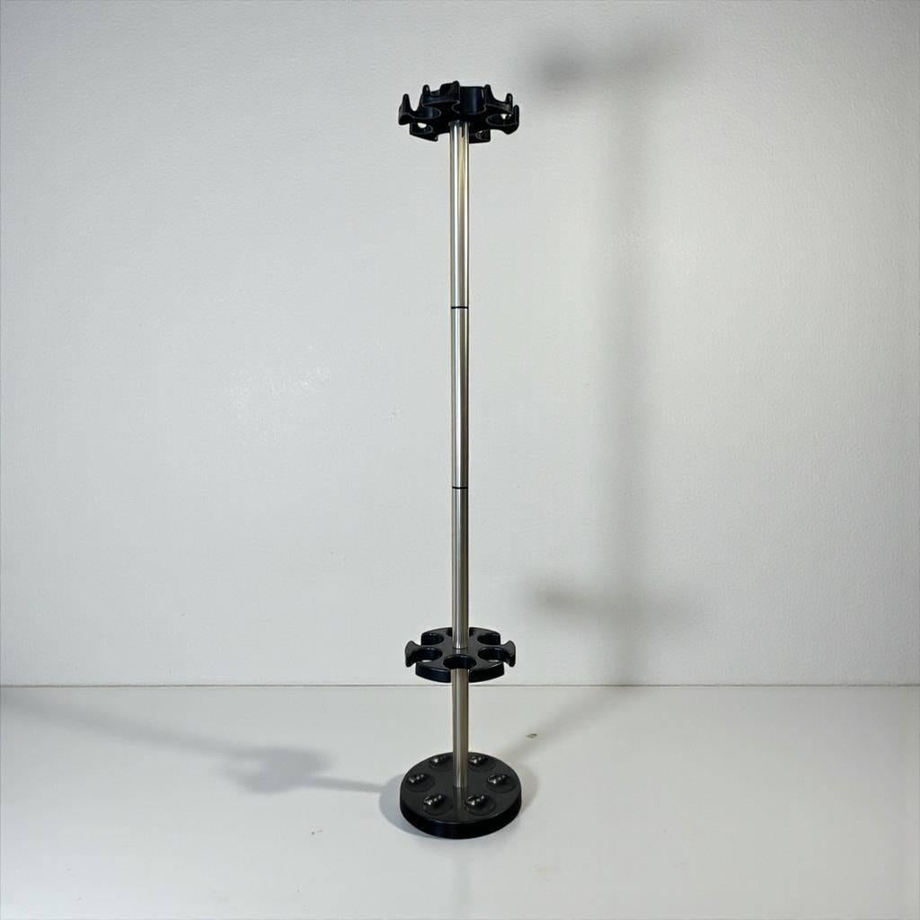 Vintage space age staande kapstok /vloerkapstok, Huis en Inrichting, Woonaccessoires | Kapstokken, Ophalen, Gebruikt, Metaal, Staande kapstok