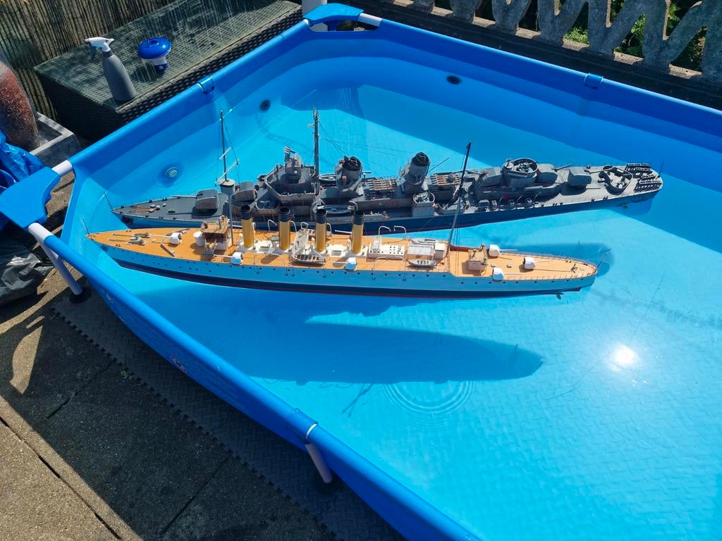 Ww2 schip USS Fletcher 1/72 rc., Hobby en Vrije tijd, Modelbouw | Boten en Schepen, Ophalen of Verzenden