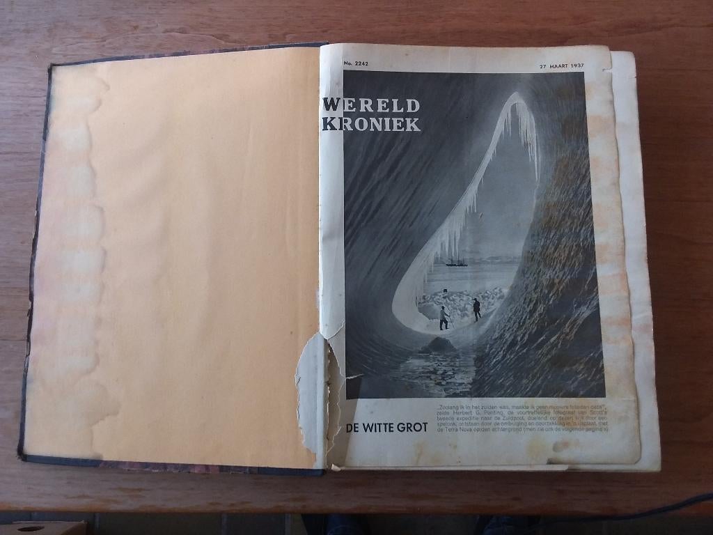 Wereld kroniek 1937 tijdschrift, Ophalen of Verzenden, Gebruikt, Tijdschrift of Boek