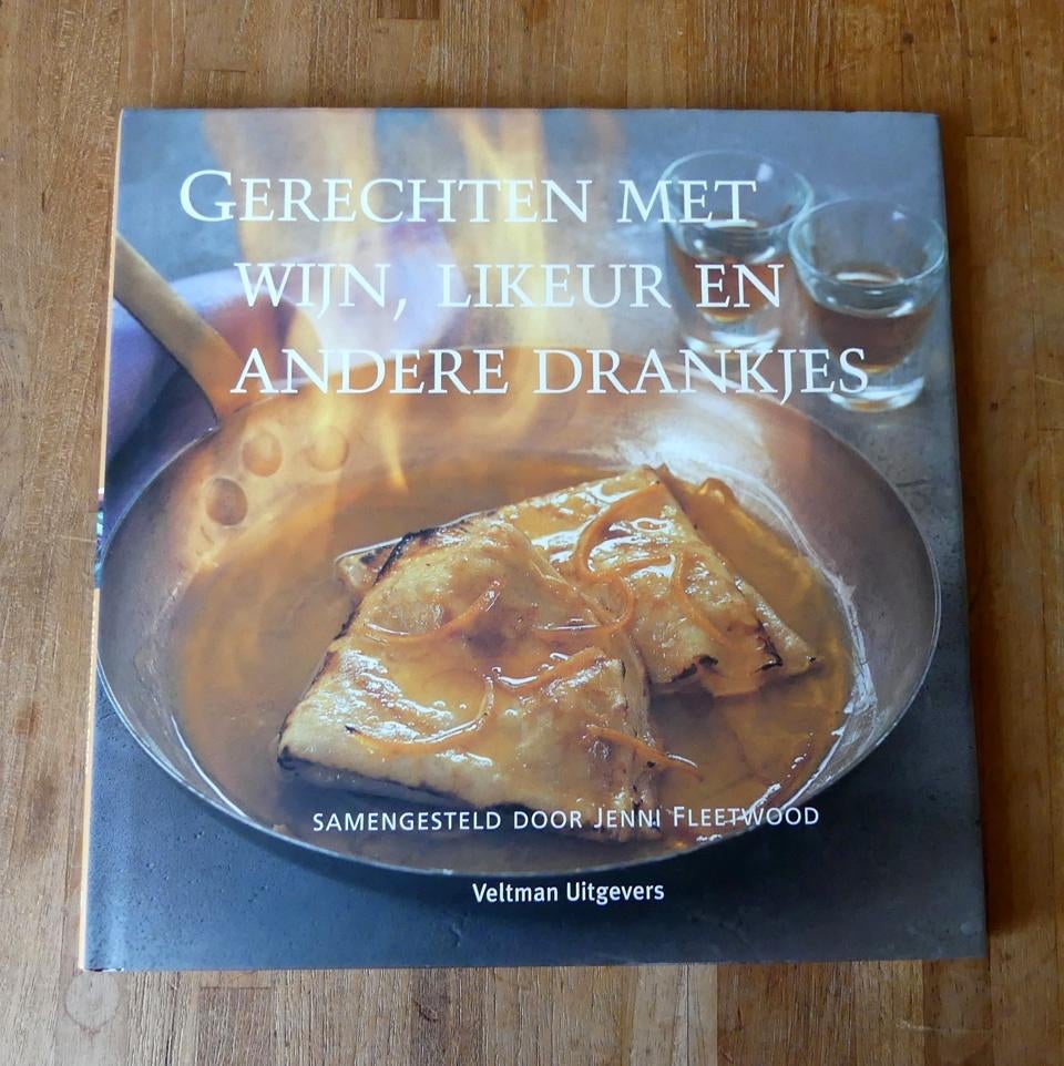 Gerechten met wijn, likeur en andere drankjes kookboek, Boeken, Kookboeken, Ophalen of Verzenden, Zo goed als nieuw, Jenni Fleetwood