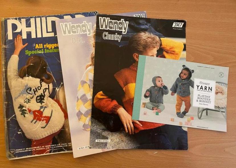 Vintage Engelse breipatronen, Hobby en Vrije tijd, Breien en Haken, Gebruikt, Breien of Haken, Patroon of Boek, Ophalen of Verzenden