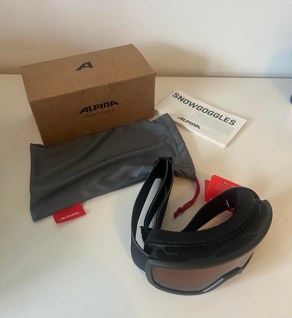 NIEUW! Alpina Scarabeeo JR kids skibril sneeuwbril S2, Overige merken, Overige typen, Nieuw, Ophalen of Verzenden