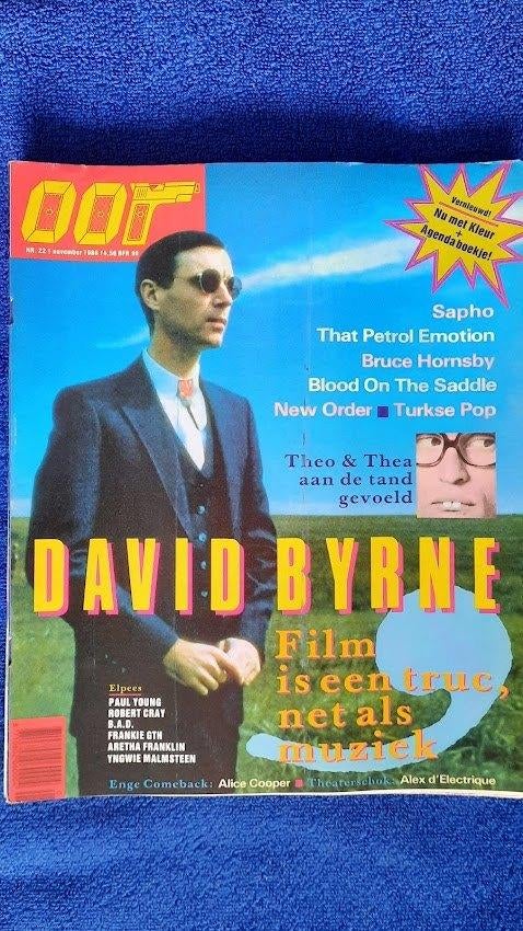 OOR 22-1986 David Byrne Talking Heads Sapho That Petrol Emot, Boeken, Ophalen of Verzenden, Zo goed als nieuw, Muziek, Film of Tv