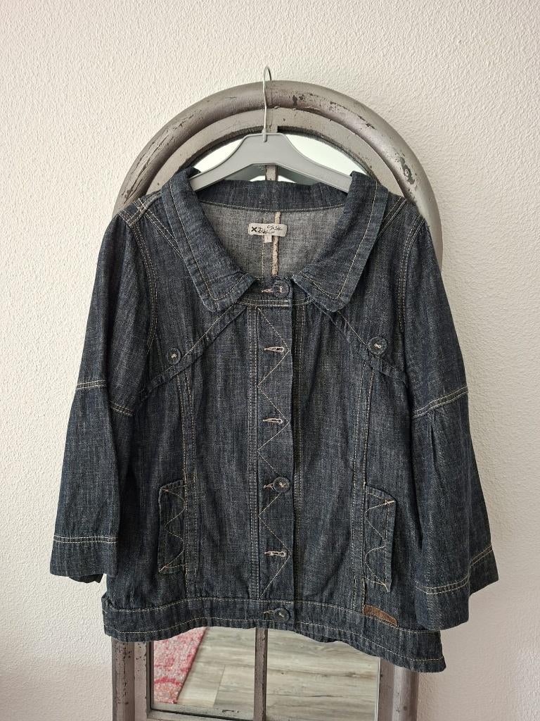 Prachtige spijkerjasje jeans jasje jas blazer 40 42 44, Verzenden, Zo goed als nieuw, Maat 42/44 (L)