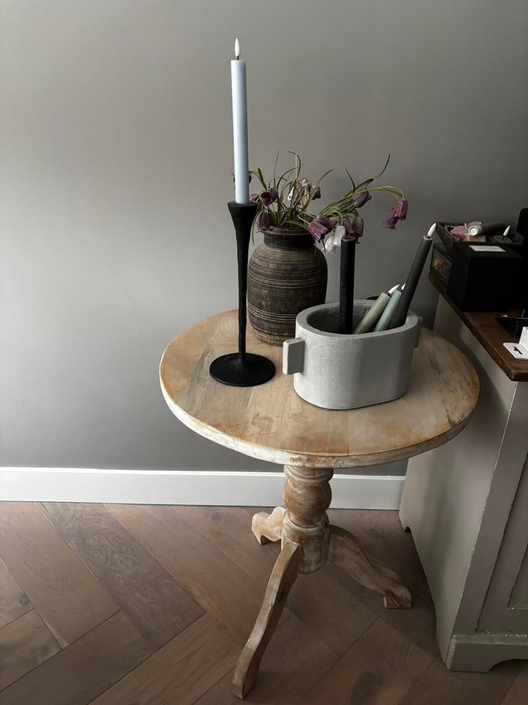 Bijzettafel white wash, Ophalen, Gebruikt