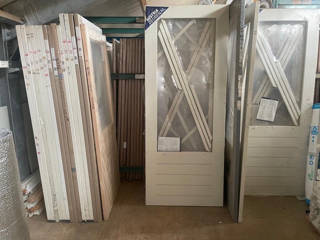 nieuwe merbau balkondeuren gegrond diverse maten, Ophalen, Nieuw, Buitendeur, 200 tot 215 cm