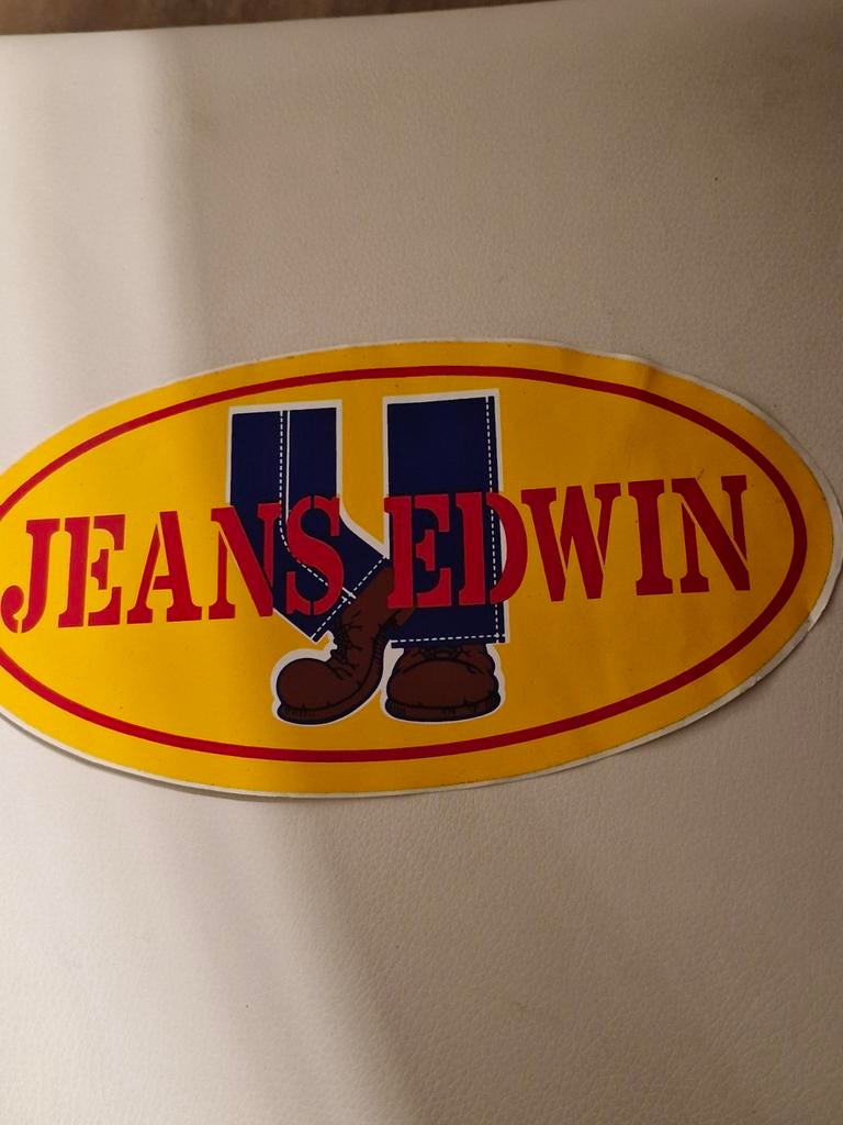 Edwin Jeans Sticker, Ophalen of Verzenden, Sticker
