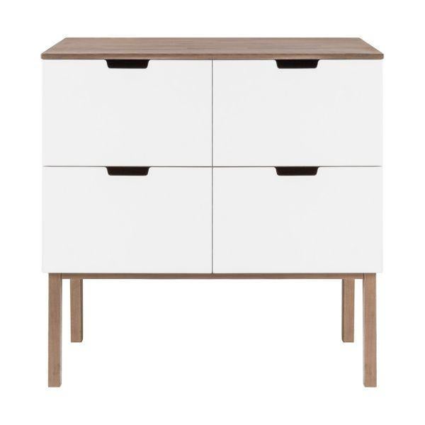 Kidsmill Sepp Commode Wit / Beuken, Kinderen en Baby's, Kinderkamer | Commodes en Kasten, Ophalen, 50 tot 70 cm, Nieuw, 100 cm of meer