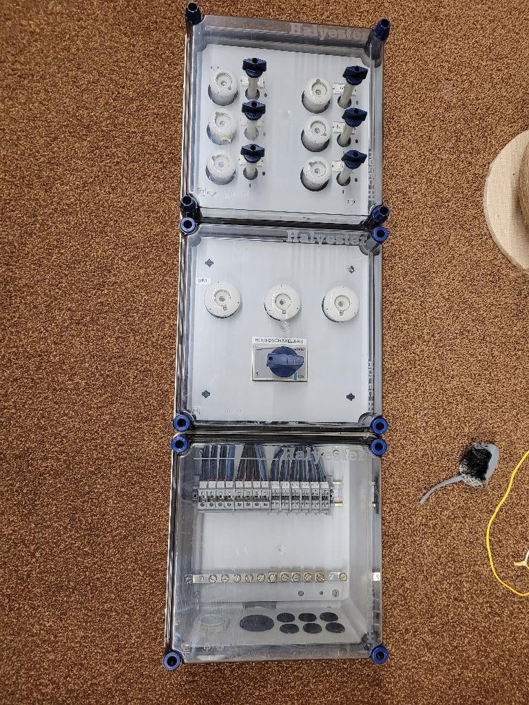 Halyester Groepenkast / Verdeelkast 230/400 Volt, Ophalen, Zo goed als nieuw, Overige typen