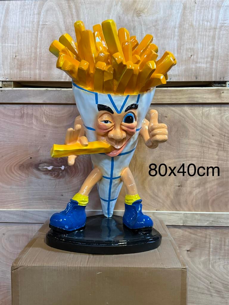 Friet Zak Reclamebeeld Snack Bar, Verzamelen, Ophalen, Nieuw