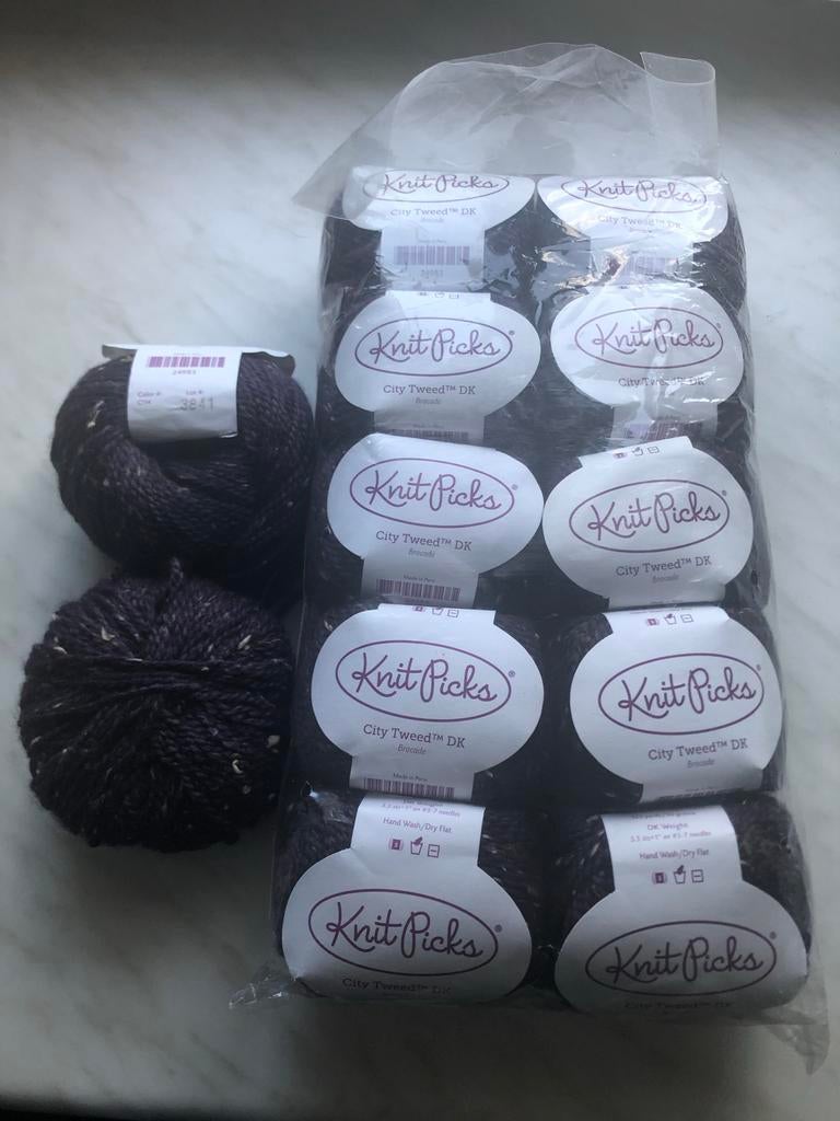 KnipPicks Merino Tweed - 12X50 gr kleur brokade wol, Verzenden, Nieuw, Breien of Haken, Wol of Garen