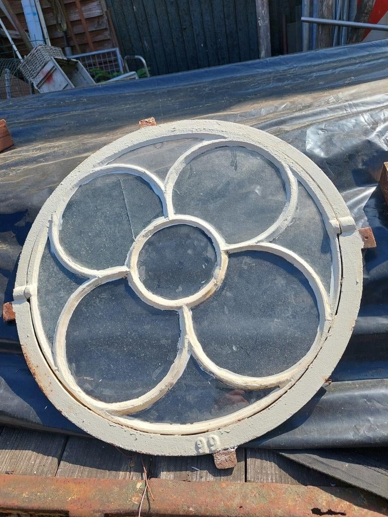 Stalraam  ook voor ronde ramen het adres, Ophalen, Gevelraam of Ruit, Gebruikt, Minder dan 80 cm