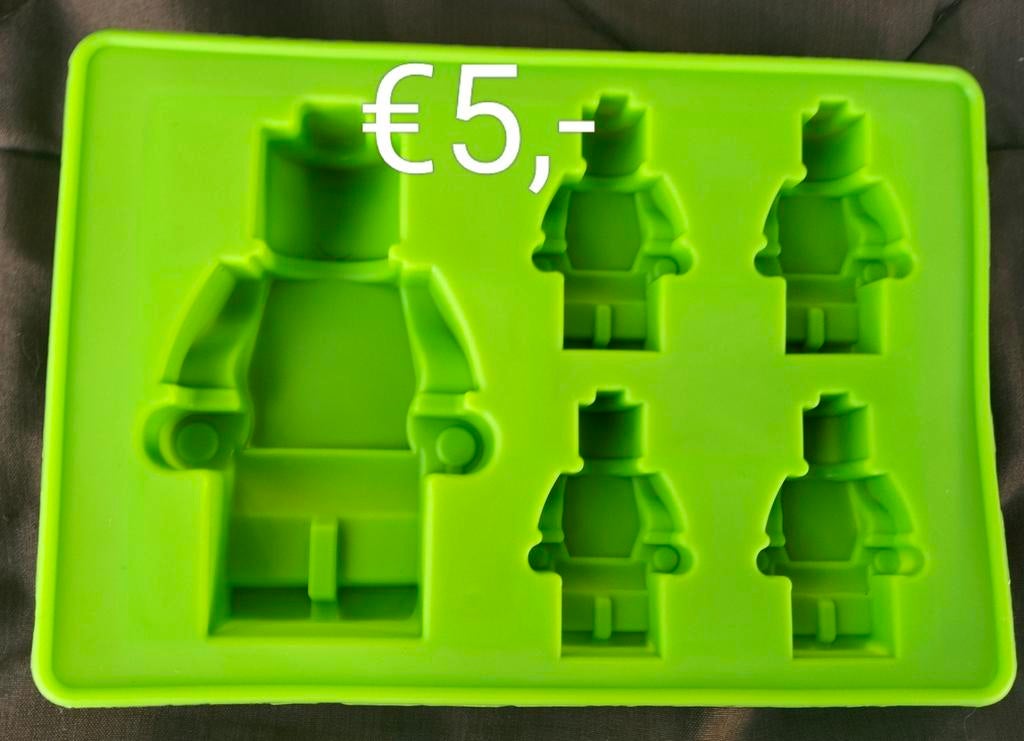 Lego poppetje mal 1x groot 4 x klein, Hobby en Vrije tijd, Ophalen of Verzenden, Nieuw, Taarten of Cupcakes, Versiering