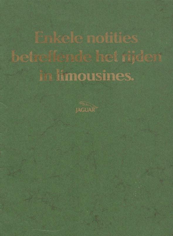 Folder Jaguar en Daimler modellen (ca.1987), Verzenden, Gelezen, Overige merken