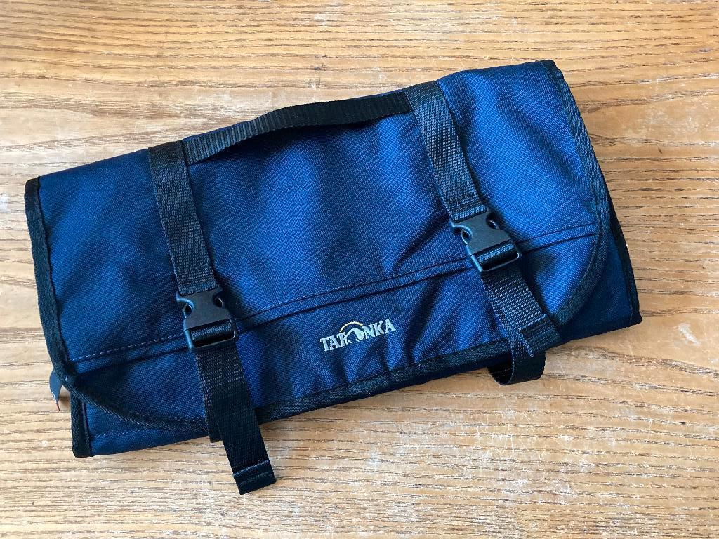 Tatonka travelcare toilettas blauw opvouwbaar zgan, Ophalen of Verzenden, Zo goed als nieuw, Blauw, Heer of Dame