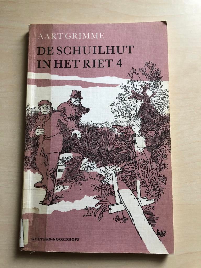 De schuilhut in het riet door Aart Grimme, Ophalen of Verzenden
