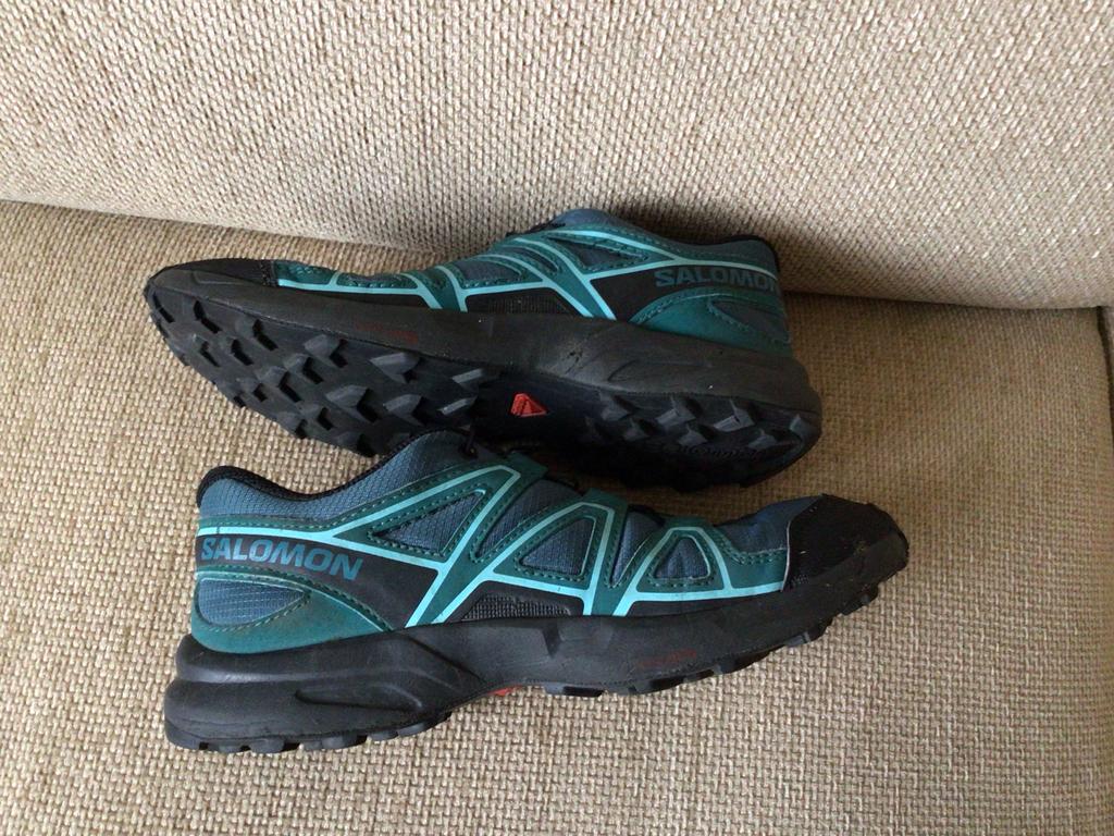 Salomon Speedcross Junior Maat 37 - Groen/Zwart, Ophalen of Verzenden, Zo goed als nieuw, Kinderen, Schoenen