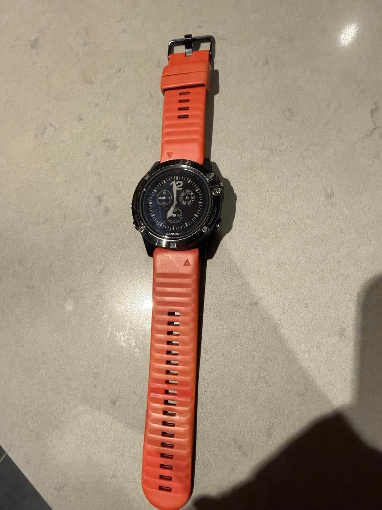 Garmin Fenix 5X Sapphire - Topstaat + Extra Bandjes!, Sieraden, Tassen en Uiterlijk, Sporthorloges, Ophalen of Verzenden, Waterdicht