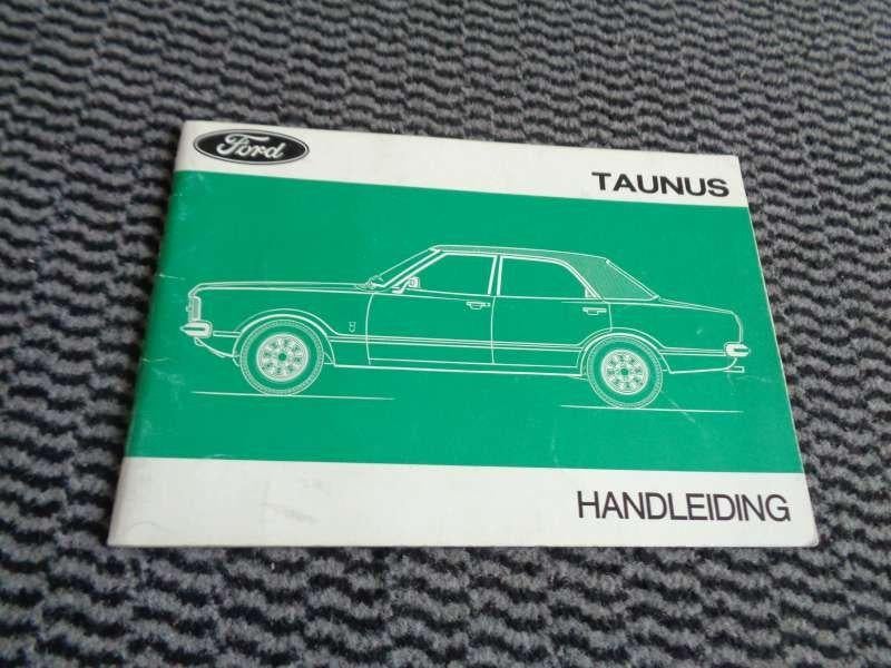 Ford Taunus TC1 - Instructieboekje - Handleiding - Nederland, Ophalen of Verzenden