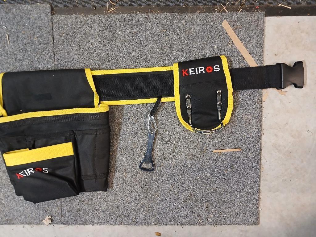 Gereedschapgordel Kerios geel/zwart, Doe-het-zelf en Verbouw, Gereedschap | Handgereedschap, Ophalen of Verzenden, Nieuw