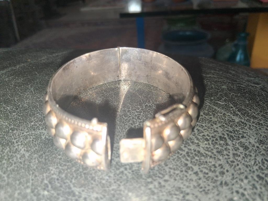 Vintage oude zilveren armband, Antiek en Kunst, Ophalen of Verzenden