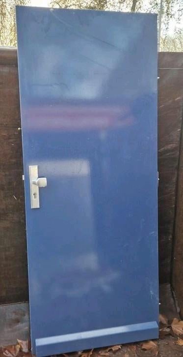 Voordeuren massief 82.5 x 201.5 3-puntsluiting, Doe-het-zelf en Verbouw, Ophalen, Gebruikt, 80 tot 100 cm, Buitendeur