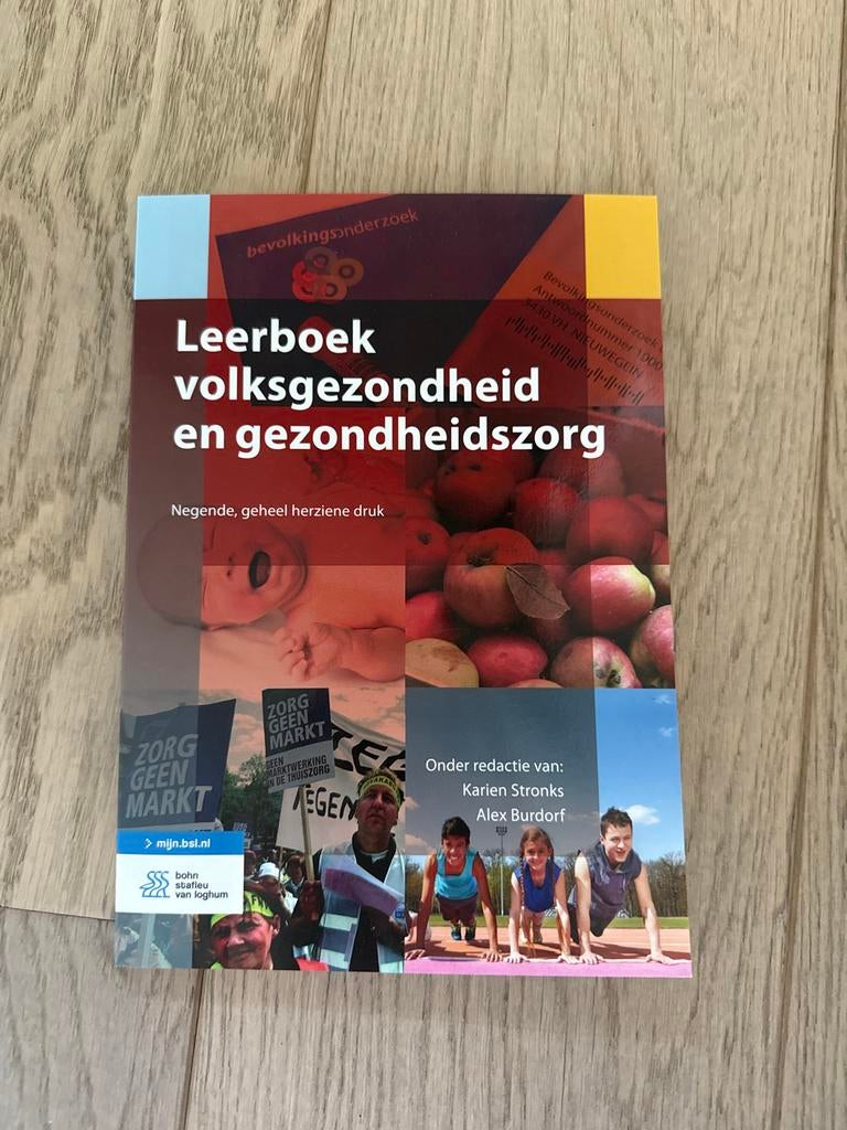 Leerboek Volksgezondheid en Gezondheidszorg - Negende druk, Boeken, Verzenden, Beta, Zo goed als nieuw, WO