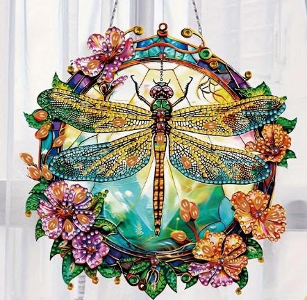 Raamhanger Libelle met stras steentjes, Ophalen of Verzenden, Nieuw