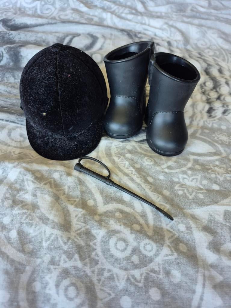Baby Born paardrijset: cap, laarzen en zweep, Ophalen, Gebruikt, Meisje