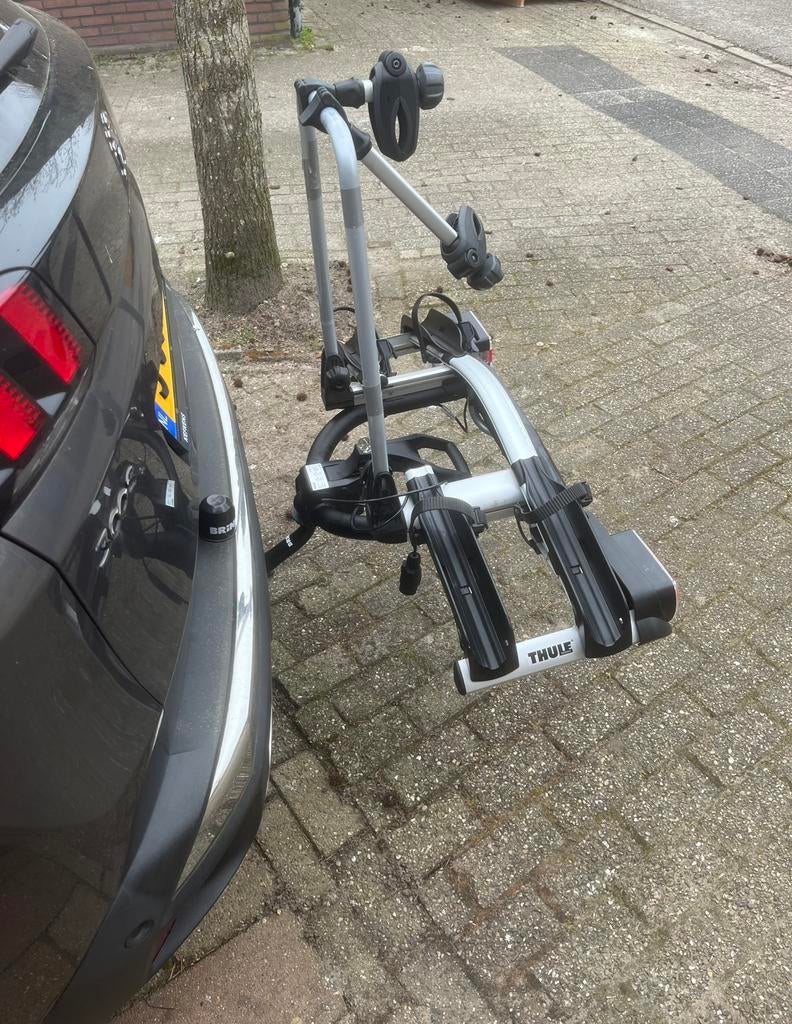 Thule fietsendrager z.g.a.n., Auto diversen, Fietsendragers, Ophalen, 2 fietsen, Zo goed als nieuw, Trekhaakdrager