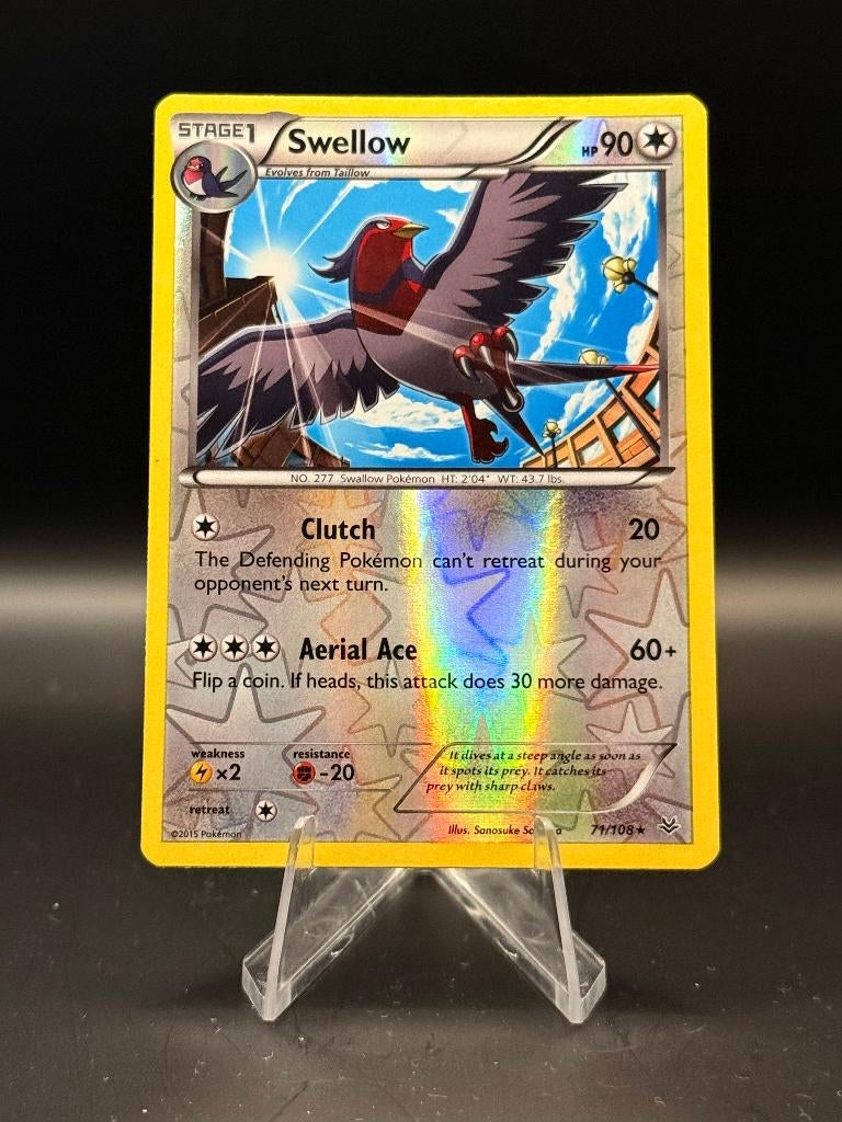 Swellow Reverse		Engels	NM | Pokemon, Ophalen of Verzenden, Nieuw, Losse kaart, Foil