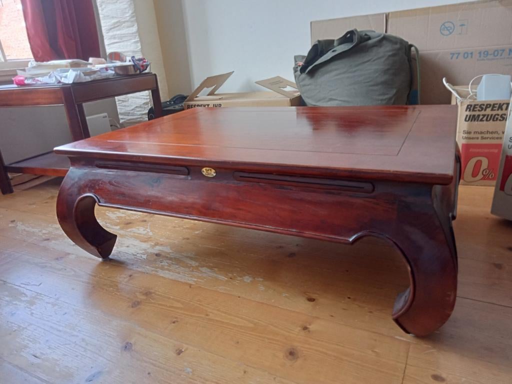 tafeltje koloniale stijl, Ophalen, Gebruikt, 100 tot 150 cm, Koloniaal