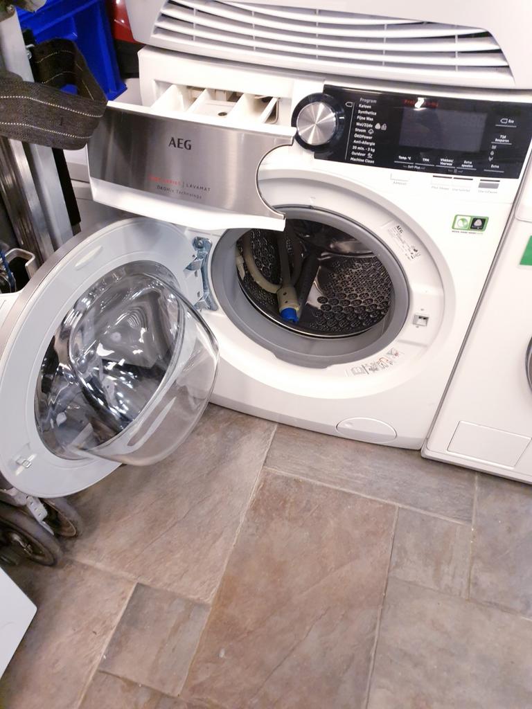 wasmachine AEG ️9kg️️️ ️️️️8000 Series A+++ INC GARANTIE, Ophalen, 1200 tot 1600 toeren, 8 tot 10 kg, Zo goed als nieuw