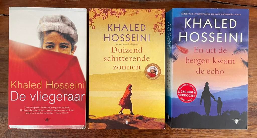 3 boeken van Khaled Hosseini, Ophalen of Verzenden, Zo goed als nieuw, Nederland