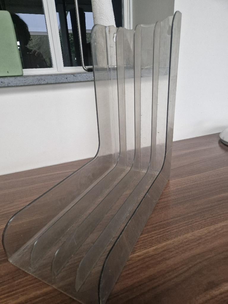 vintage opbergrek voor vinyl platen, Ophalen of Verzenden, Zo goed als nieuw, Platenspeler-onderdeel, Overige merken