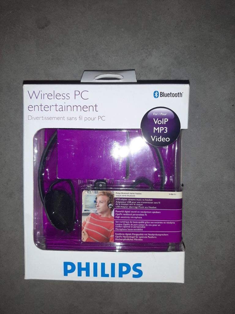 Philips draadloze koptelefoon, Philips, Nieuw, Ophalen of Verzenden, Over oor (circumaural)