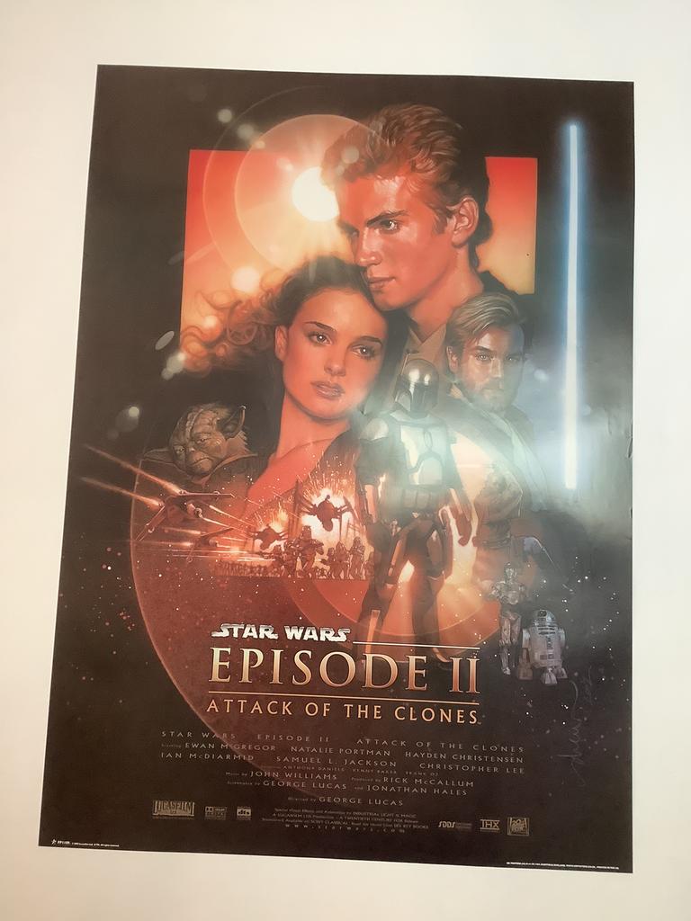 STAR WARS   FILMPOSTER   64-90 cm, Ophalen of Verzenden, Zo goed als nieuw, Boek of Poster