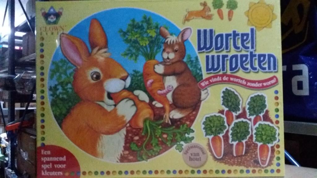 Partij Wortelwroeten Spel, Hobby en Vrije tijd, Gezelschapsspellen | Bordspellen, Een of twee spelers, Ophalen, Nieuw