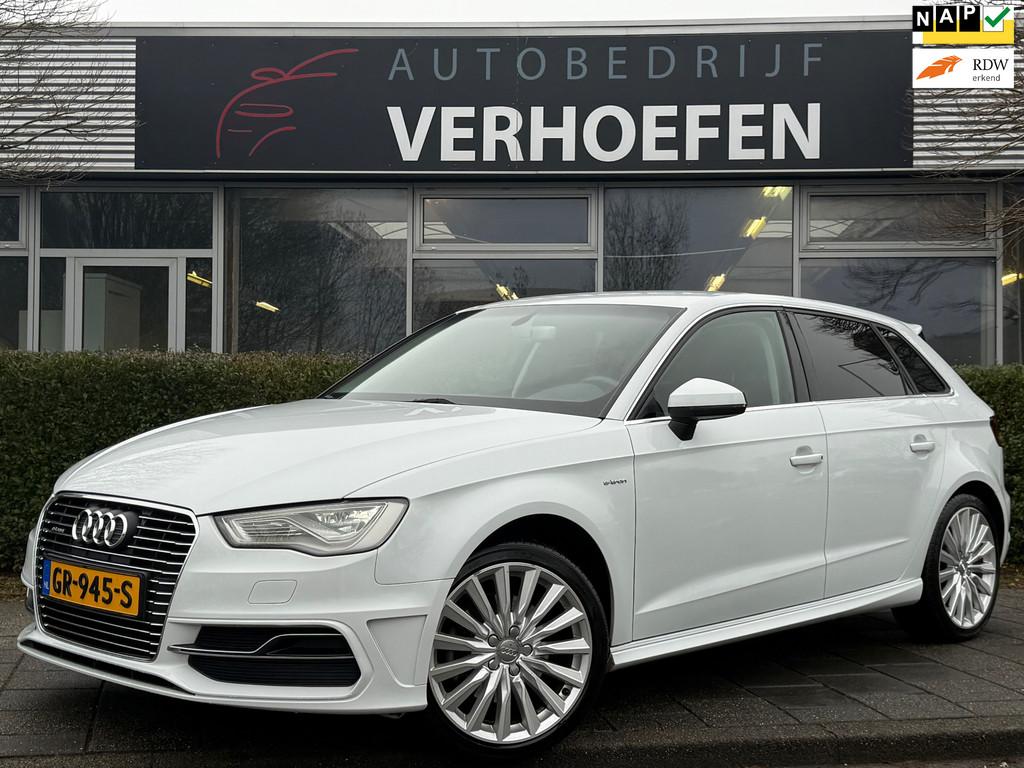 Audi A3 Sportback 1.4 e-tron PHEV - S-LINE - AUTOMAAT - ZWAR, Auto's, 8 kWh, Gebruikt, 4 cilinders, 150 pk