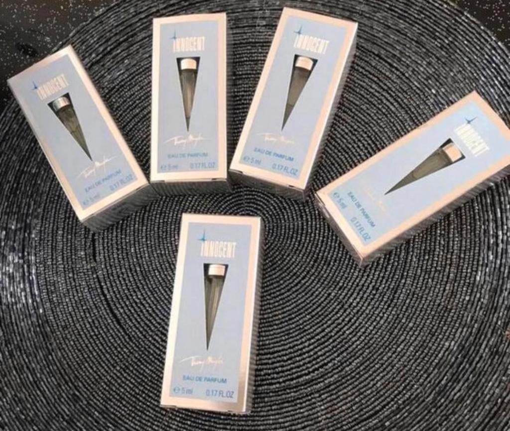 5 Miniaturen Angel Innocent Mugler 5 ml edp Discontinued, Ophalen of Verzenden, Nieuw