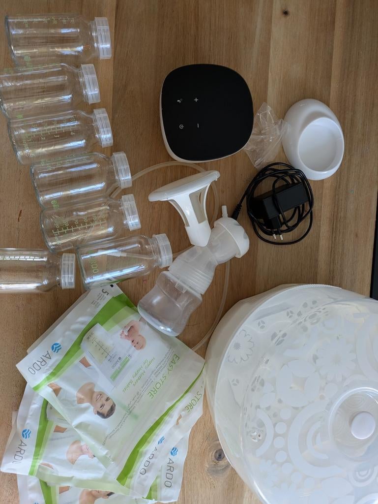 Horigen Grace elektrische borstkolf + accessoires, Ophalen of Verzenden, Zo goed als nieuw, Borstkolf