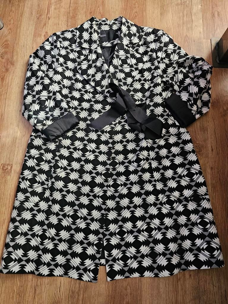 CORA KEMPERMAN; PRACHTIGE JAS XL ZGAN, Ophalen of Verzenden, Zo goed als nieuw, Maat 46/48 (XL) of groter, Zwart