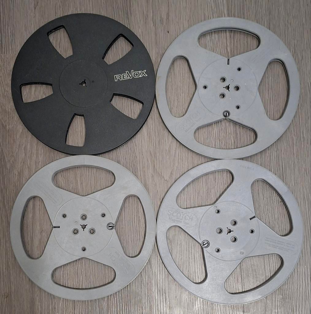 Revox en Scotch lege bandspoelen 10 inch voor bandrecorder, Ophalen of Verzenden, Onderdeel