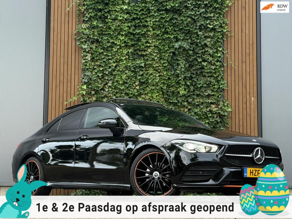 Mercedes-Benz CLA-klasse 180 Orange Art Edition 1|PANO|SFEER, CLA, 136 pk, 4 cilinders, Zwart