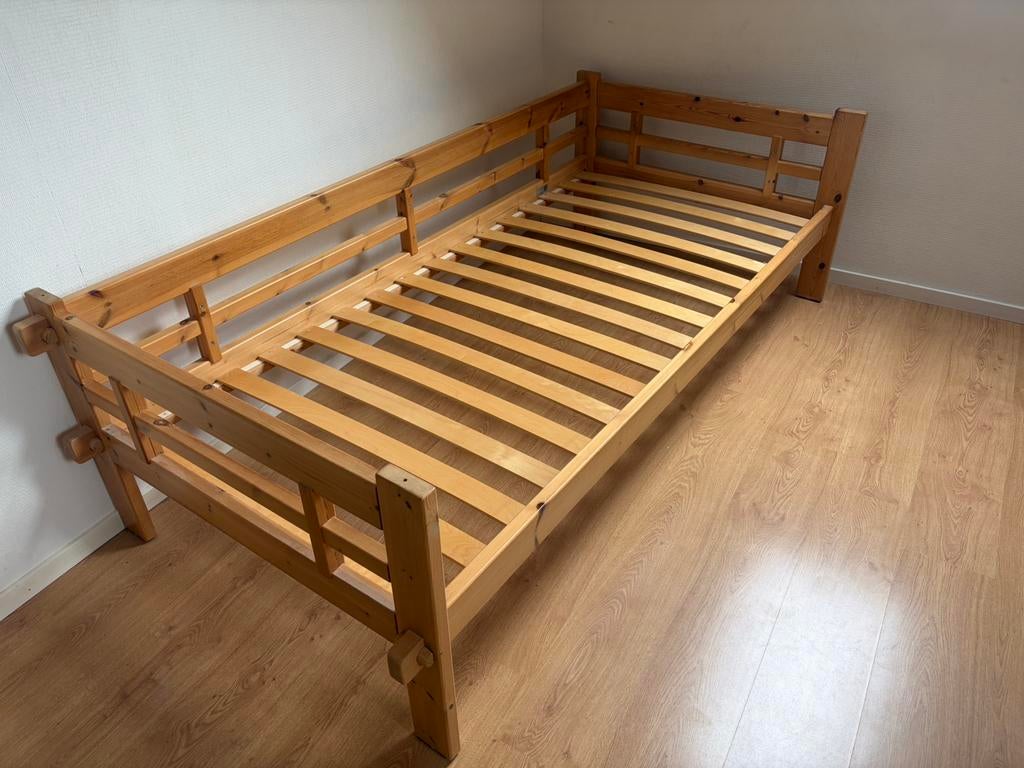 Grenen bed M. schack Engel Denemarken (lifetime) 90 x 200, Huis en Inrichting, Slaapkamer | Bedden, Ophalen, Gebruikt, 90 cm, Eenpersoons