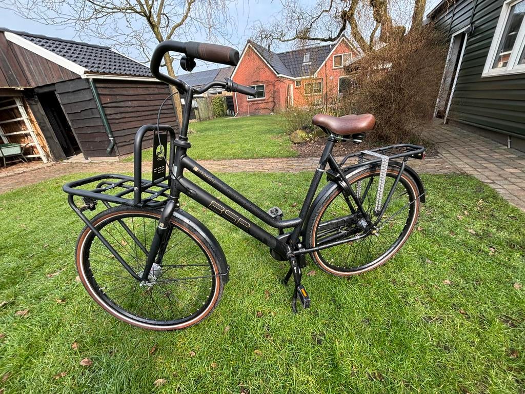 Dames transportfiets BSP Metropolis, Versnellingen, 56 cm of meer, Zo goed als nieuw, Ophalen